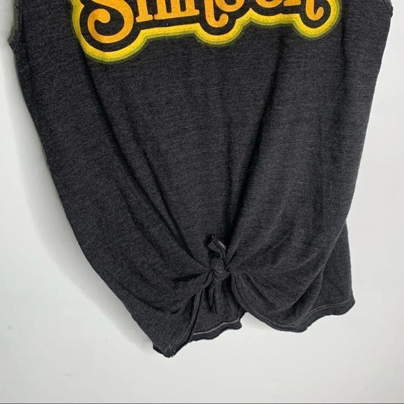 Chaser x Free People Shine On Tie Front Tank Top - Picture 4 of 8